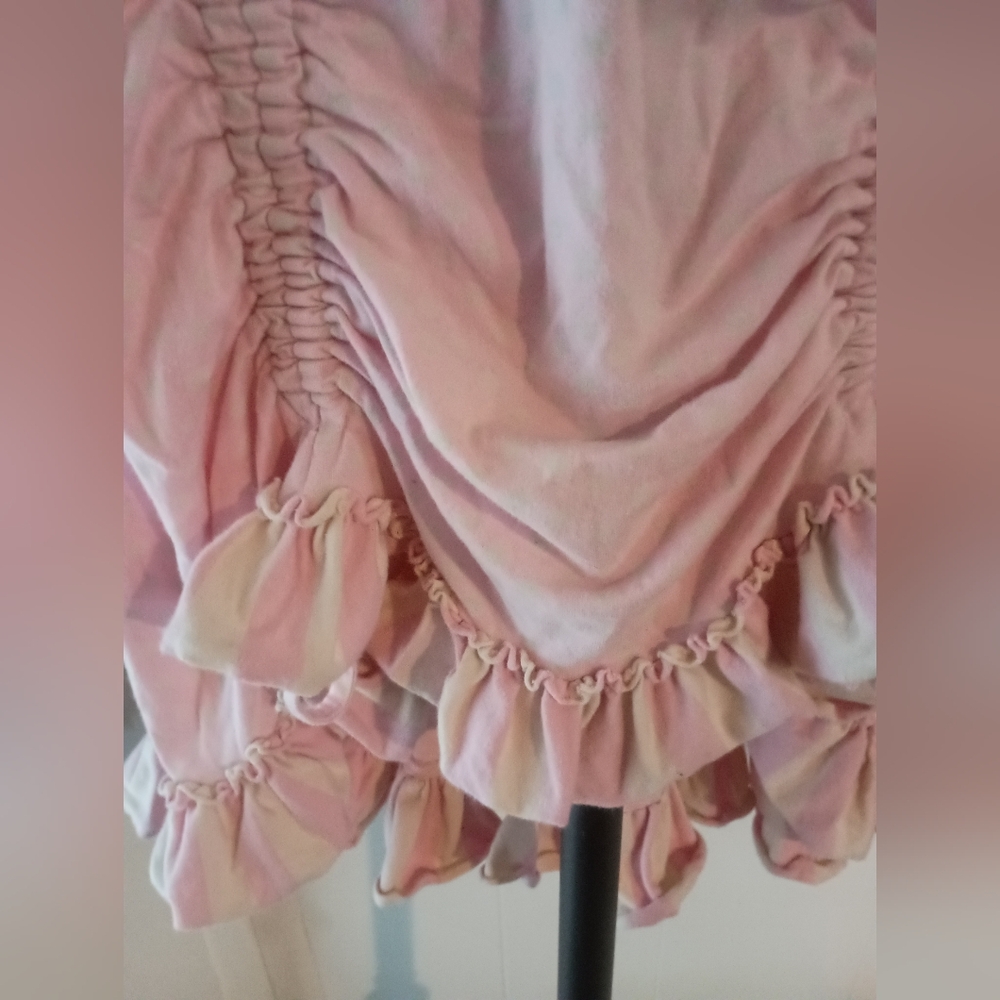 Pink Ruffled Kids Dress - Picture 4 of 11